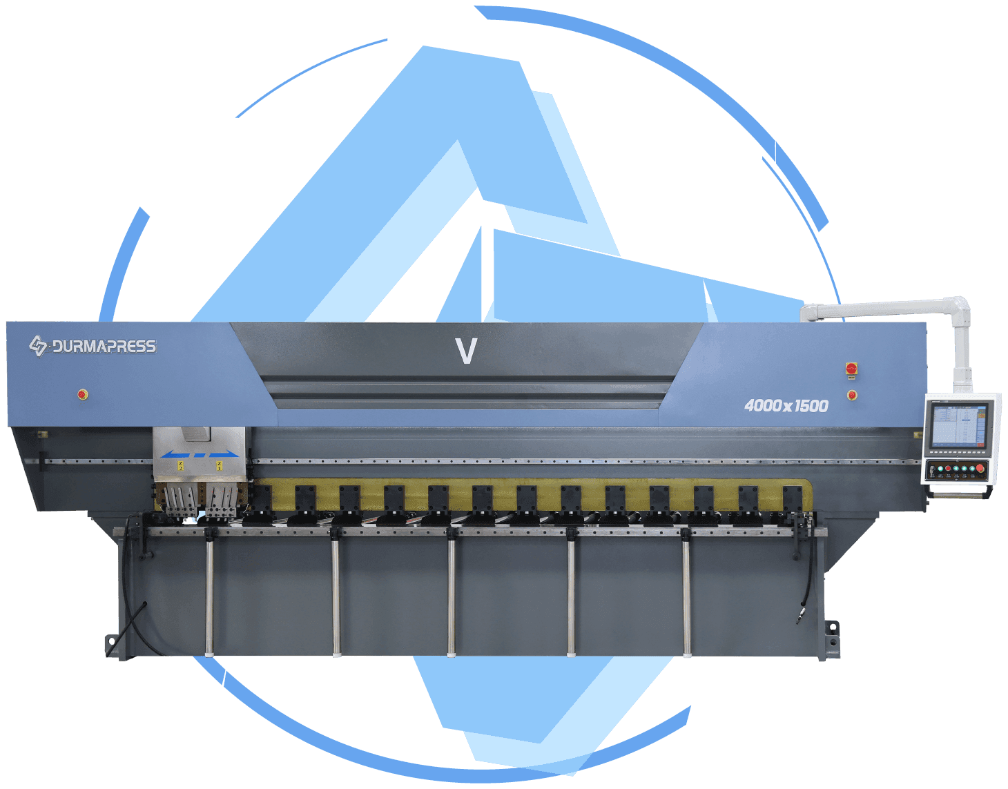 Durmapress vertikal V-rillmaskin